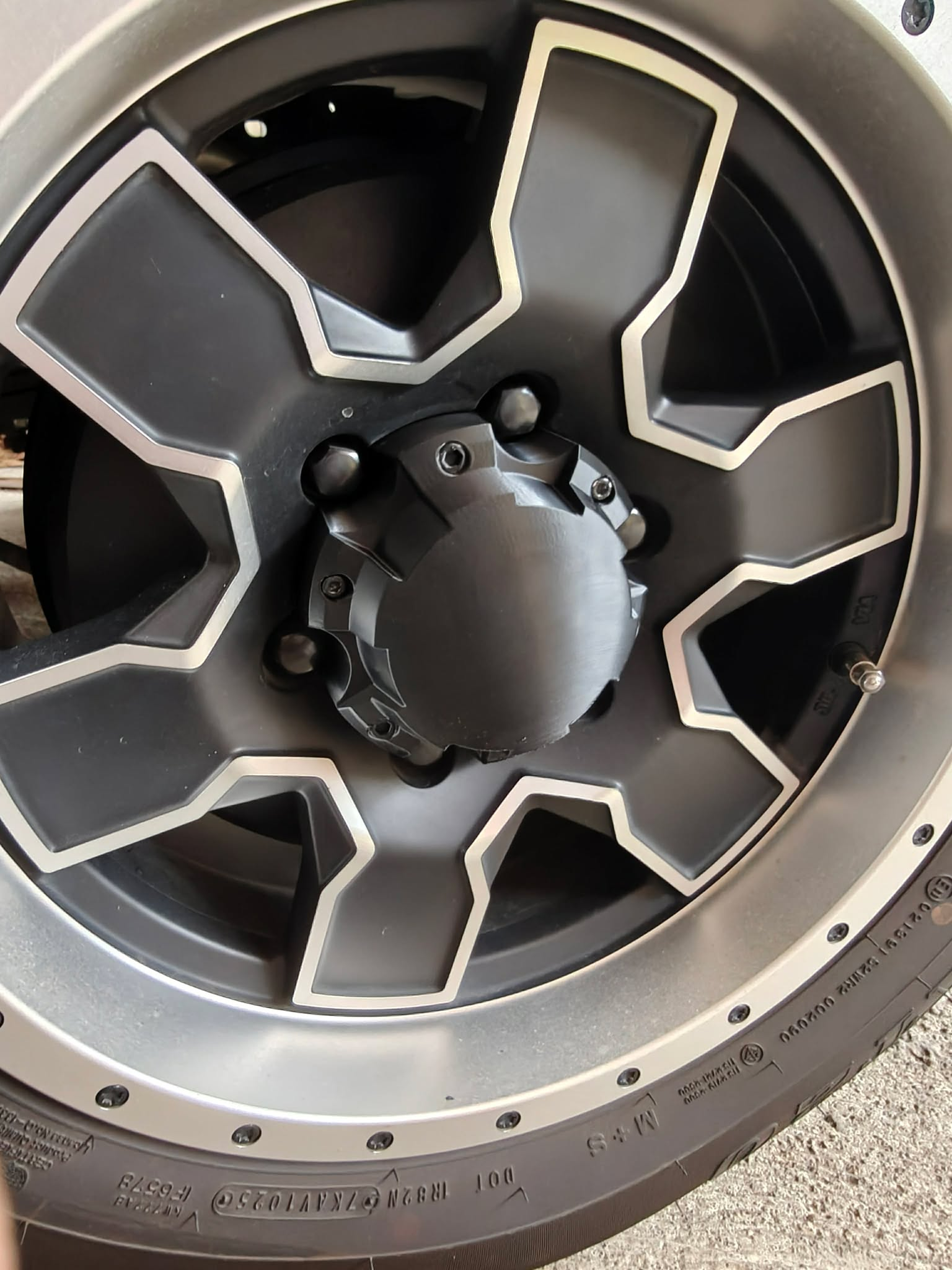 Wheel Hub Cap In Actual